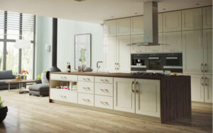 Ascot - High Gloss Mussel - Kitchen Facelift Gallery