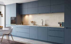 Avienda - Super Matt Alby Blue - Kitchen Facelift Gallery