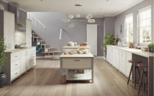 Bridgewater - Painted Oak Porcelain & Light Grey - 01 - Kitchen Facelift Gallery