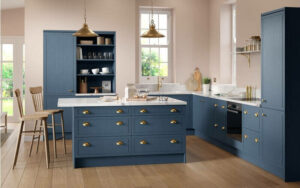 Camden - Painted Oak Alby Blue - Kitchen Facelift Gallery