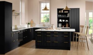 Cordoba - Super Matt Black v2 - Kitchen Facelift Company