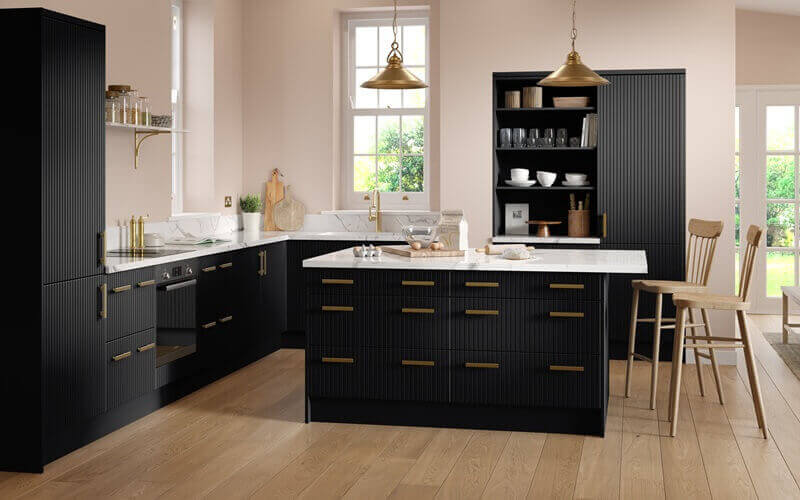 Cordoba - Super Matt Black v2 - Kitchen Facelift Gallery