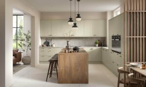 Juliette - Super Matt Sage Green - kitchen facelift company