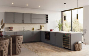Juno - Mercia - Super Matt Dust Grey - Kitchen Facelift Gallery