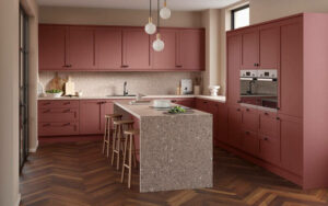 Kelby - Super Matt Rusty Red - Kitchen Facelift Gallery