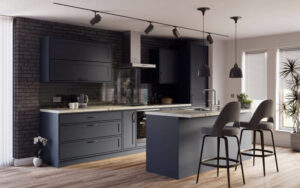 Mercia - Super Matt Indigo Blue - v1 - Kitchen Facelift Gallery