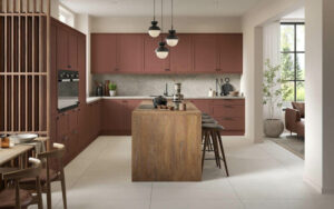 Mercia - Super Matt Rusty Red - Kitchen Facelift Gallery