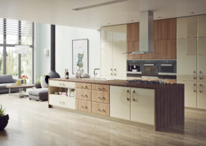 Milano - Natural Aida Walnut & High Gloss Mussel 01