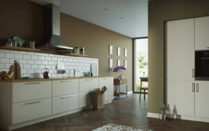 Oslo - Painted Oak Mussel - Kitchen Facelift Gallery