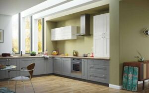 Shaker - Painted Oak Porcelain & Painted Oak Dust Grey 01 - Kitchen Facelift Gallery