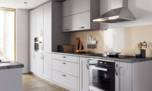 Sutton - Painted Oak Light Grey - Kitchen Facelift Company