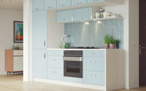 Twinline - High Gloss Blue Sparkle 02 - Kitchen Facelift Gallery