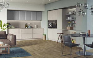Twinline - Super Matt Dust Grey & Super Matt Cashmere - Kitchen Facelift Gallery