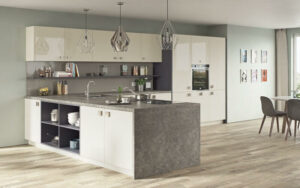Vienna - High Gloss Cream 01 - Kitchen Facelift Gallery