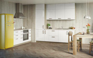 Vienna - High Gloss White 01 - Kitchen Facelift Gallery